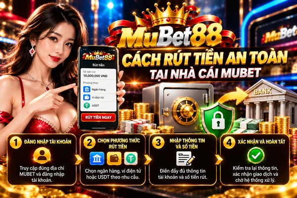 Cách Rút Tiền An Toàn Tại Nhà Cái MUBET88 Cho Người Mới Cách Rút Tiền An Toàn Tại Nhà Cái MUBET88 Cho Người Mới