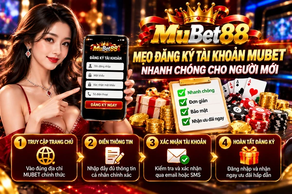Mẹo Đăng Ký Tài Khoản MUBET Nhanh Chóng Cho Người Mới Mẹo Đăng Ký Tài Khoản MUBET Nhanh Chóng Cho Người Mới